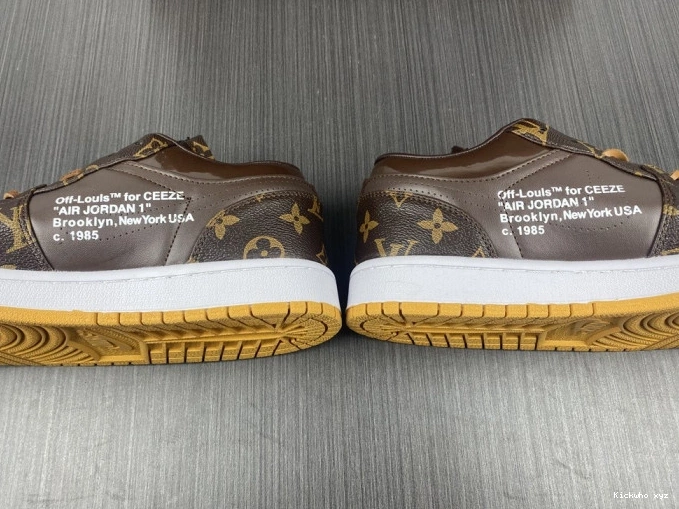 Off-Louis Jordan 1 Air OW x AJ1 LOW 0713